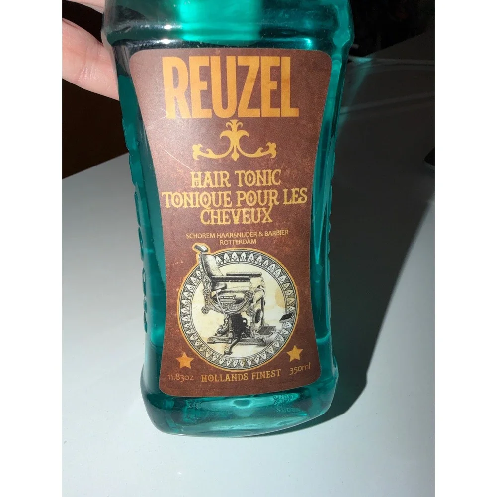 Reuzel Hair Tonic for Men 11.83oz Oil Free Formula Light Hold Natural Shine